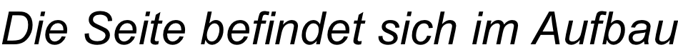 Die Seite befindet sich im Aufbau
